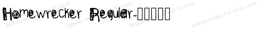 Homewrecker Regular字体转换